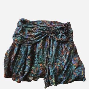 Free People splattered snakeskin Saturday Sun Mini Skirt Size 4